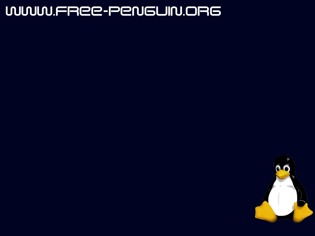 free penguin screen 1024